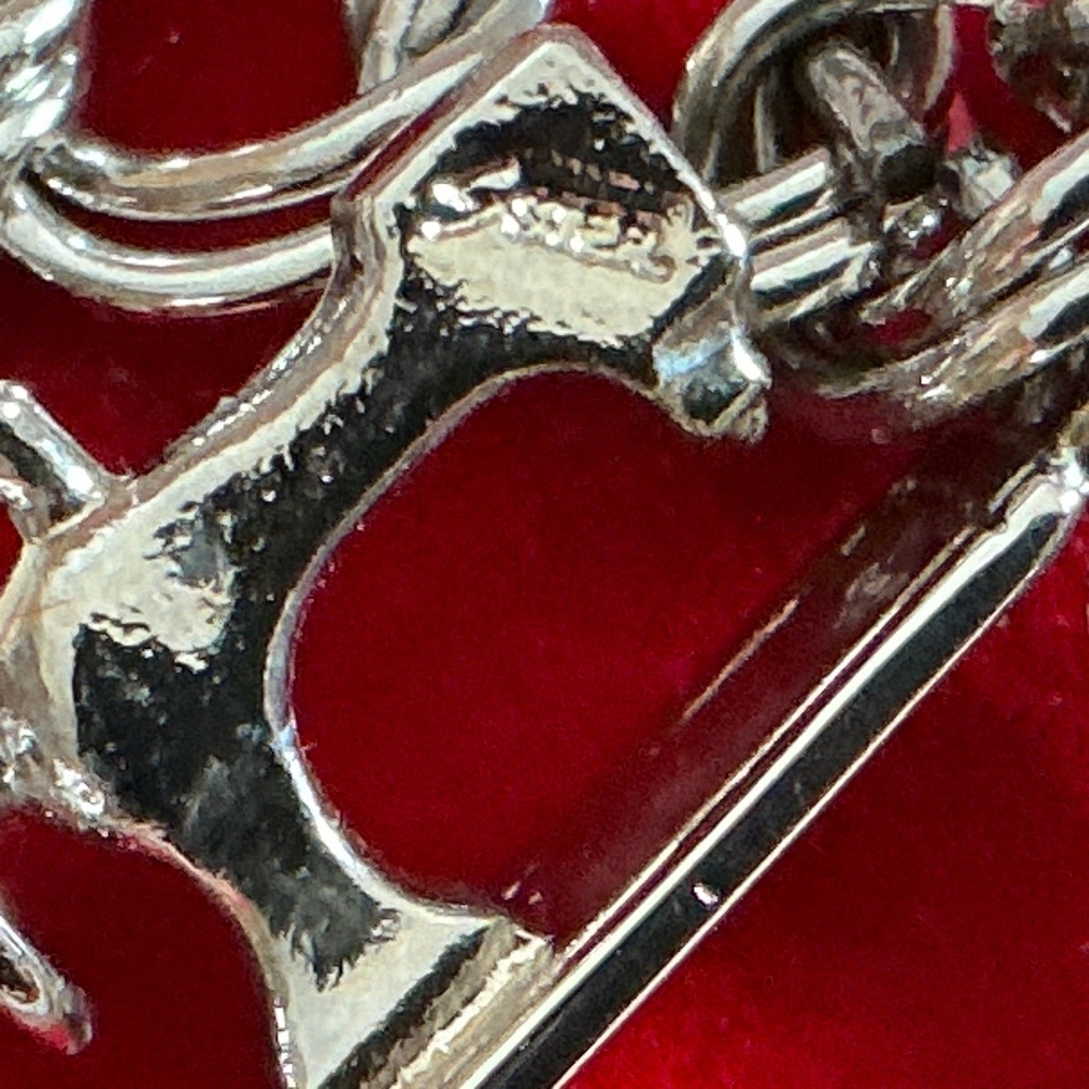 Wells Vintage 1970’s Sterling Silver Double Link Charm Bracelet With 10 Charms - Picture 12 of 14
